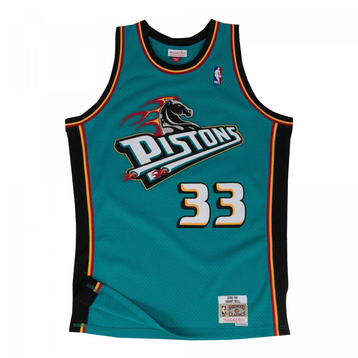 Mitchell & Ness HWC Swingman Jersey Detroit Pistons Road 1998-99 Grant Hill Green 2 Mitchell & Ness HWC Swingman Jersey Detroit Pistons Road 1998-99 Grant Hill Green – Bild 2