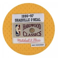 Mitchell & Ness HWC Swingman Jersey Los Angeles Lakers Home 1996-97 Shaquille O'Neal Yellow -Sportausrüstung mitchell ness hwc swingman jersey los angeles lakers home 1996 97 shaquille oneal yellow3