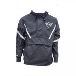 Mitchell & Ness NBA Half Zip Reflective Anorak Golden State Warriors Black