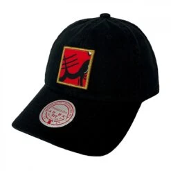 Mitchell & Ness NBA Icon Dad Hat Strapback HWC Chicago Bulls Black