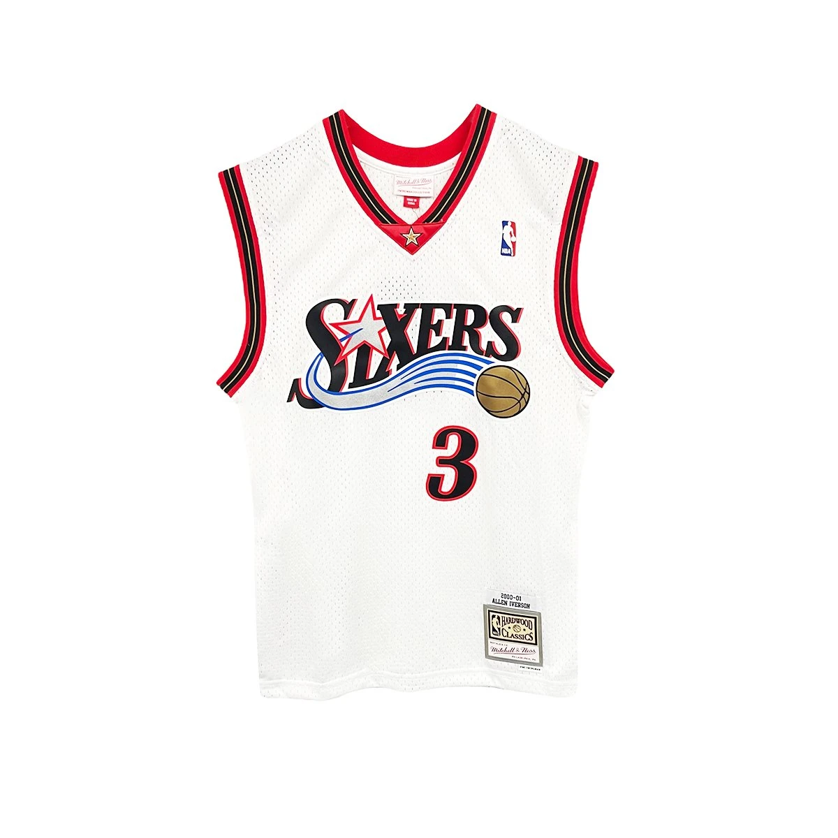 Mitchell & Ness NBA Swingman Jersey Philadelphia 76ers 2000-01 Allen Iverson White 1 Mitchell & Ness NBA Swingman Jersey Philadelphia 76ers 2000-01 Allen Iverson White