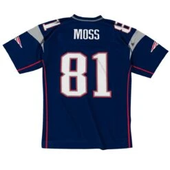 Mitchell & Ness NFL Jersey Legacy- New England Patriots Randy Moss#81 Navy