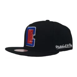 Mitchell & Ness Snapback NBA English Dropback Los Angeles Clippers Black