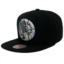 Mitchell & Ness Snapback NBA Iridescent XL Logo Boston Celtics Black