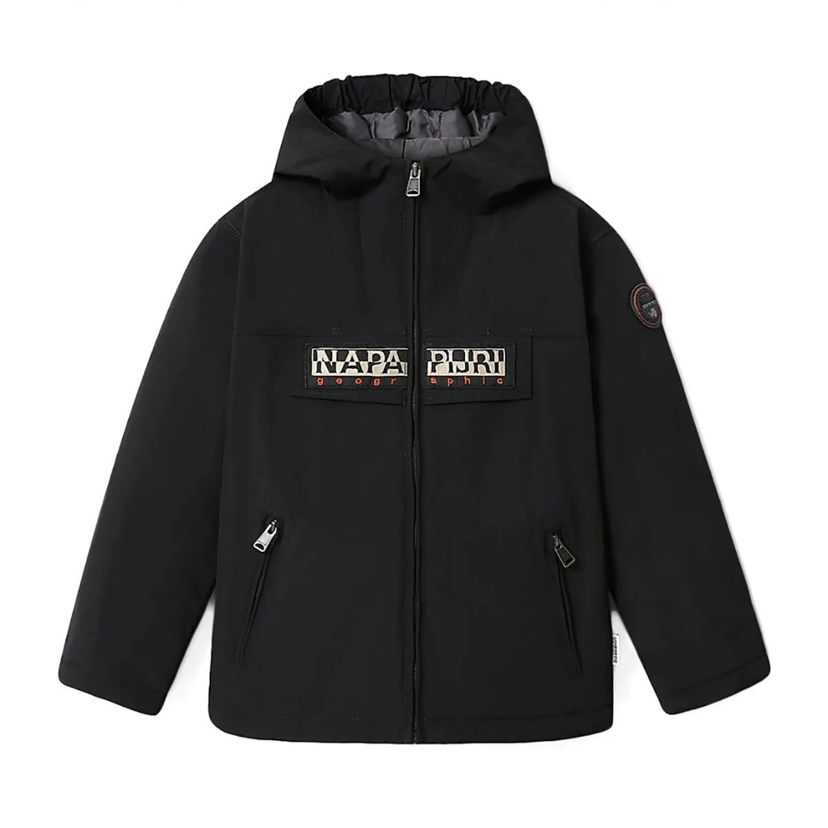 Napapijri Kinderjacke Rainforest Open Black 1 Napapijri Kinderjacke Rainforest Open Black