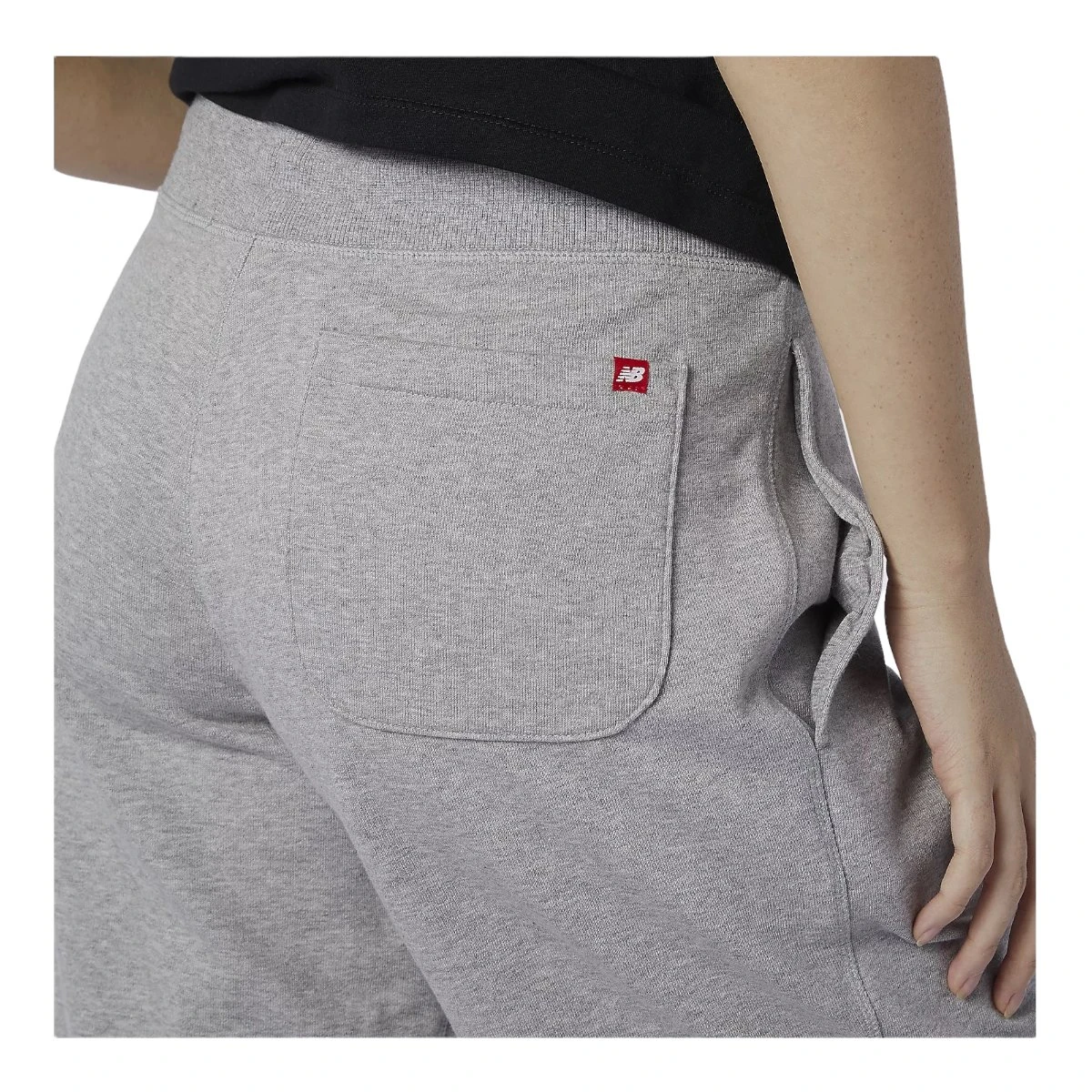 New Balance Essentials Stacked Logo Sweatshort Athletic Grey 6 New Balance Essentials Stacked Logo Sweatshort Athletic Grey – Bild 6