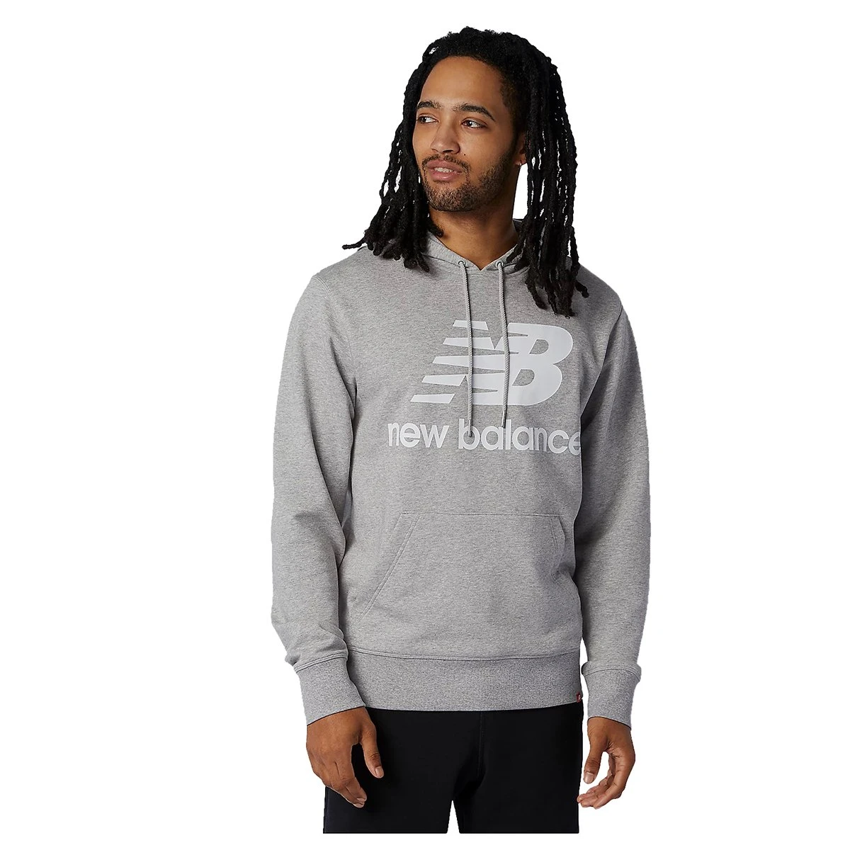New Balance Herren Hoodie Essentials Stacked Logo Athletic Grey 1 New Balance Herren Hoodie Essentials Stacked Logo Athletic Grey