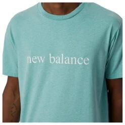 New Balance Herren T-Shirt Essentials Logo Ocean Haze Heather -Sportausrüstung new balance herren t shirt essentials logo ocean haze heather4