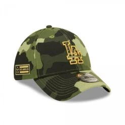 New Era 39THIRTY Cap Los Angeles Dodgers MLB22 Green Camo