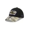 New Era 39THIRTY Cap Salute To Service 3930 Baltimore Ravens Black