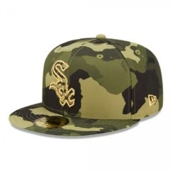 New Era 59FIFTY Cap Chicago White Sox MLB22 Green Camo -Sportausrüstung new era 59fifty cap chicago white sox mlb22 green camo3