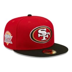 New Era 59FIFTY Cap Side Patch San Francisco 49ers Red