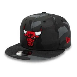 New Era 9FIFTY Snapback Cap Chicago Bulls Team Camo Camo Black
