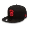 New Era 9FIFTY Snapback Cap Chicago Bulls Team Infill Black