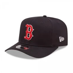 New Era 9FIFTY Stretch-Snap Cap MLB Logo Boston Red Sox Navy