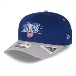 New Era 9FIFTY Stretch-Snap Cap Wordmark New York Mets Blue