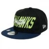 New Era 9FIFTY Stretch Snapback Seattle Seahawks NFL22 Draft Black