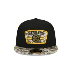 New Era 9FIFTY Trucker Cap Salute To Service 950 Pittsburgh Steelers Black -Sportausrüstung new era 9fifty trucker cap salute to service 950 pittsburgh steelers black3