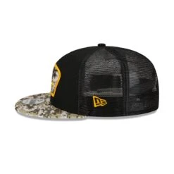 New Era 9FIFTY Trucker Cap Salute To Service 950 Pittsburgh Steelers Black -Sportausrüstung new era 9fifty trucker cap salute to service 950 pittsburgh steelers black4