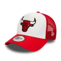 New Era 9FORTY A-Frame Trucker Cap Chicago Bulls Team Colour Red