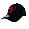 New Era 9FORTY Cap Neon Outline Chicago Bulls Black