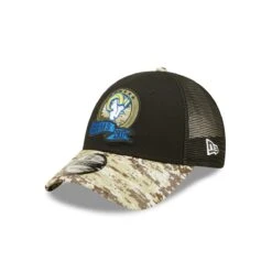 New Era 9FORTY Cap NFL22 Salute To Service Camo Los Angeles Rams Black