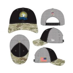 New Era 9FORTY Cap NFL22 Salute To Service Camo Los Angeles Rams Black -Sportausrüstung new era 9forty cap nfl22 salute to service camo los angeles rams black8