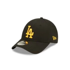 New Era 9FORTY Snapback League Essential Los Angeles Dodgers Black/yellow