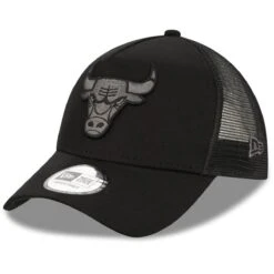 New Era 9FORTY Trucker Cap Chicago Bulls Schwarz