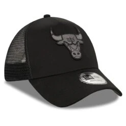 New Era 9FORTY Trucker Cap Chicago Bulls Schwarz -Sportausrüstung new era 9forty trucker cap chicago bulls schwarz 125239133