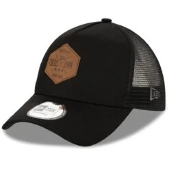New Era 9FORTY Trucker Cap Heritage Patch Schwarz