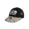 New Era 9FORTY Trucker Cap Salute To Service 940 Indianapolis Colts Black