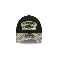 New Era 9FORTY Trucker Cap Salute To Service 940 Seattle Seahawks Black -Sportausrüstung new era 9forty trucker cap salute to service 940 seattle seahawks black3