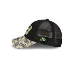 New Era 9FORTY Trucker Cap Salute To Service 940 Seattle Seahawks Black -Sportausrüstung new era 9forty trucker cap salute to service 940 seattle seahawks black4