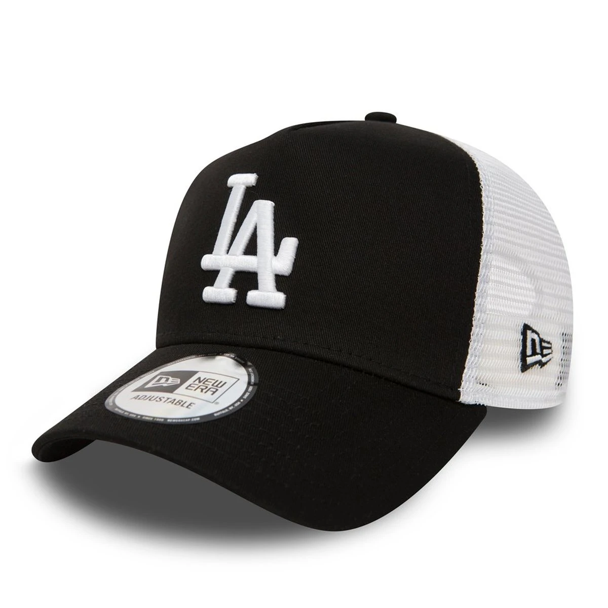 New Era A-Frame Trucker Cap Los Angeles Dodgers Black/white 1 New Era A-Frame Trucker Cap Los Angeles Dodgers Black/white