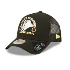 New Era A-Frame Trucker Cap Lucky Rabbit Repreve Black