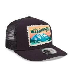 New Era A-Frame Trucker Cap Postcard Washington Navy -Sportausrüstung new era a frame trucker cap postcard washington navy3