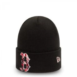 New Era Camo Infill Cuff Beani Boston Red Sox Black
