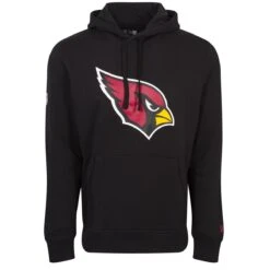 New Era Herren Hoodie NFL Arizona Cardinals Logo Schwarz