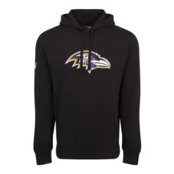 New Era Herren Hoodie NFL Baltimore Ravens Logo Schwarz