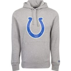 New Era Herren Hoodie NFL Indianapolis Colts Logo Grau