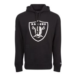 New Era Herren Hoodie NFL Las Vegas Raiders Logo Schwarz