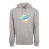 New Era Herren Hoodie NFL Miami Dolphins Logo Grau