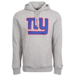 New Era Herren Hoodie NFL New York Giants Logo Grau