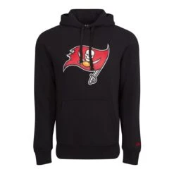 New Era Herren Hoodie NFL Tampa Bay Buccaneers Logo Black