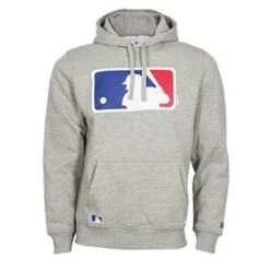 New Era Herren MLB Hoodie Logo Grau