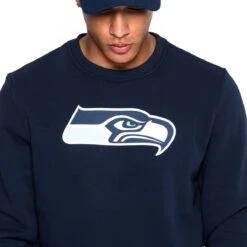 New Era Herren Sweater Team Logo Seattle Seahawks Navy -Sportausrüstung new era herren sweater team logo seattle seahawks navy3