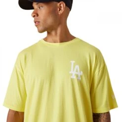 New Era Herren T-Shirt Los Angeles Dodgers MLB League Essential Oversized Yellow -Sportausrüstung new era herren t shirt los angeles dodgers mlb league essential oversized yellow4