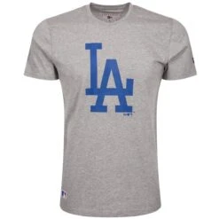 New Era Herren T-Shirt MLB Los Angeles Dodgers Grau