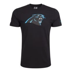 New Era Herren T-Shirt NFL Carolina Panthers Logo Schwarz